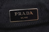 Authentic PRADA Nylon Leather Shoulder Cross Body Bag Black L0094