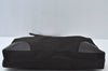 Authentic PRADA Nylon Leather Shoulder Tote Bag Khaki Brown L0095