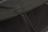 Authentic PRADA Nylon Leather Shoulder Tote Bag Khaki Brown L0095