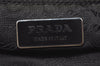 Authentic PRADA Nylon Leather Shoulder Tote Bag Khaki Brown L0095