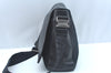 Authentic PRADA Leather Nylon Shoulder Cross Body Bag Purse Black L0096