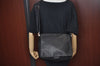 Authentic PRADA Leather Nylon Shoulder Cross Body Bag Purse Black L0096