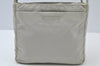 Authentic PRADA Vintage Nylon Shoulder Hand Bag Purse White L0100