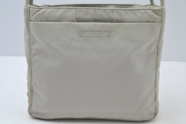 Authentic PRADA Vintage Nylon Shoulder Hand Bag Purse White L0100