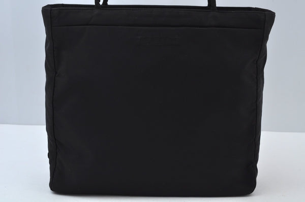 Authentic PRADA Vintage Nylon Shoulder Tote Bag Black L0101