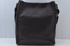 Authentic PRADA Vintage Leather Shoulder Bag Brown L0104