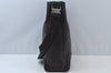 Authentic PRADA Vintage Leather Shoulder Bag Brown L0104