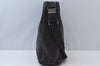 Authentic PRADA Vintage Leather Shoulder Bag Brown L0104