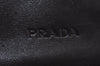 Authentic PRADA Vintage Leather Shoulder Bag Brown L0104