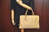 Authentic PRADA Nylon Leather Sport Shoulder Hand Bag B8496 Beige L0105