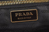 Authentic PRADA Nylon Leather Shoulder Hand Bag Khaki Green L0108