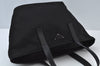 Authentic PRADA Vintage Nylon Leather Tote Hand Shoulder Bag Black L0109