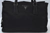 Authentic PRADA Nylon Leather 2Way Shoulder Hand Bag Purse Black L0111