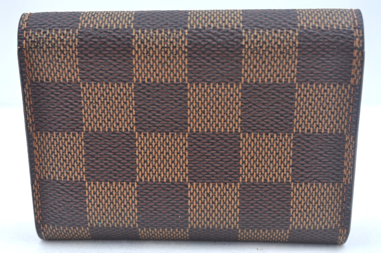 Authentic Louis Vuitton Damier Enveloppe Cartes de Visite N62920 Card Case L0120
