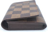 Authentic Louis Vuitton Damier Enveloppe Cartes de Visite N62920 Card Case L0120