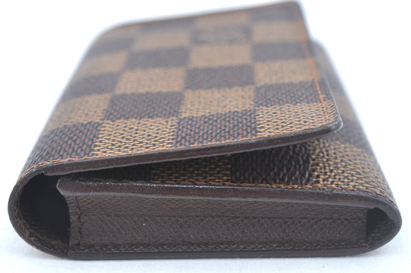 Authentic Louis Vuitton Damier Enveloppe Cartes de Visite N62920 Card Case L0120