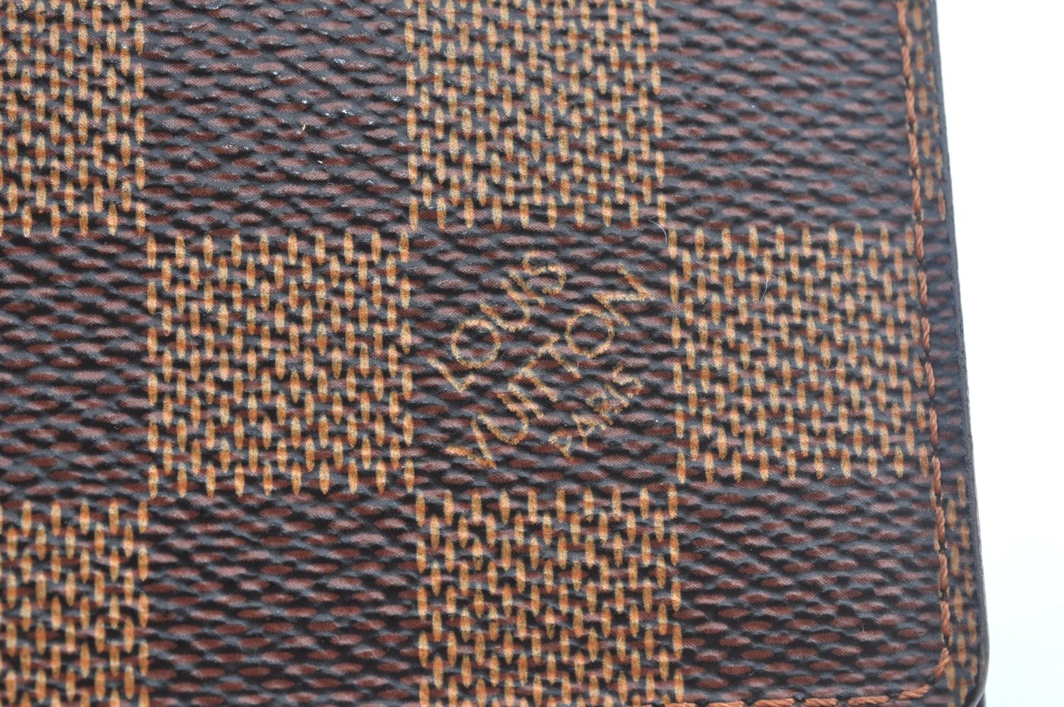 Authentic Louis Vuitton Damier Enveloppe Cartes de Visite N62920 Card Case L0120