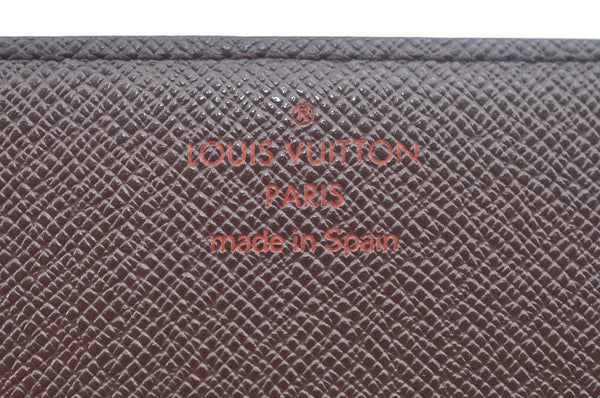 Authentic Louis Vuitton Damier Enveloppe Cartes de Visite N62920 Card Case L0120