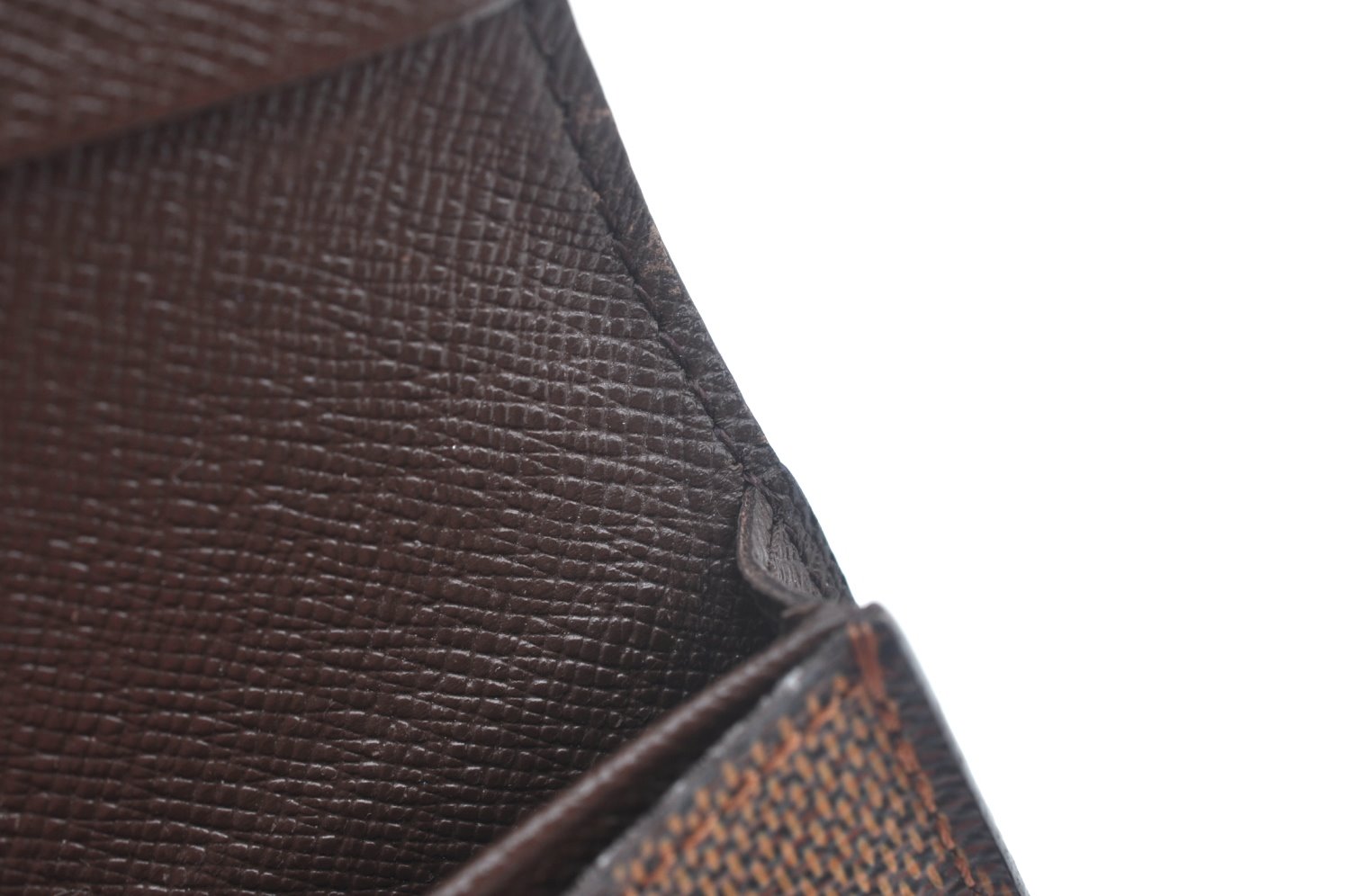 Authentic Louis Vuitton Damier Enveloppe Cartes de Visite N62920 Card Case L0120