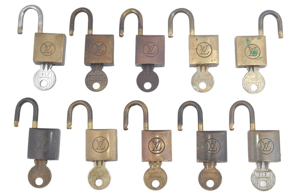 Authentic Louis Vuitton Padlock 10Set Old Model LV L0133