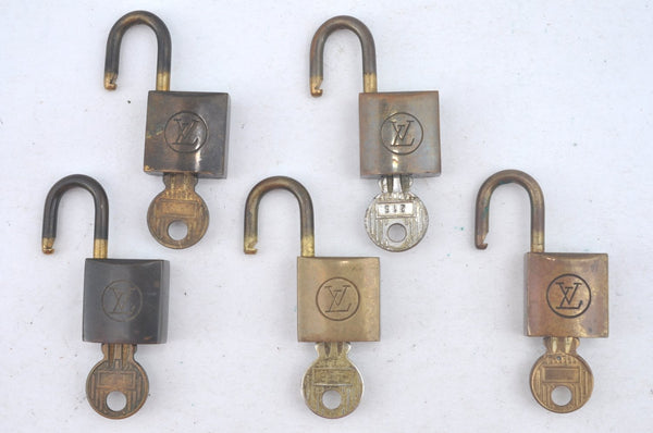 Authentic Louis Vuitton Padlock 10Set Old Model LV L0133