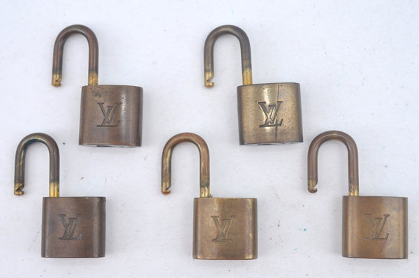 Authentic Louis Vuitton Padlock Gold 10Set LV L0134