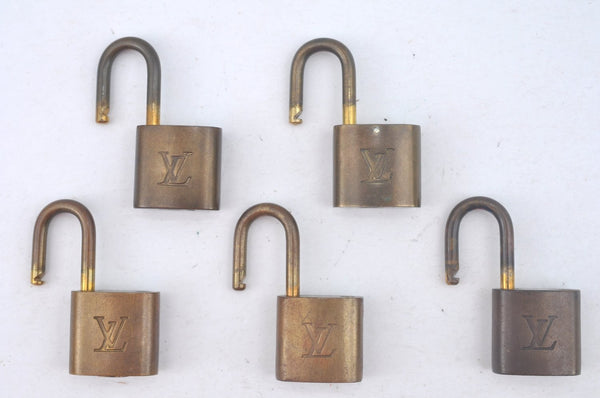 Authentic Louis Vuitton Padlock Gold 10Set LV L0135