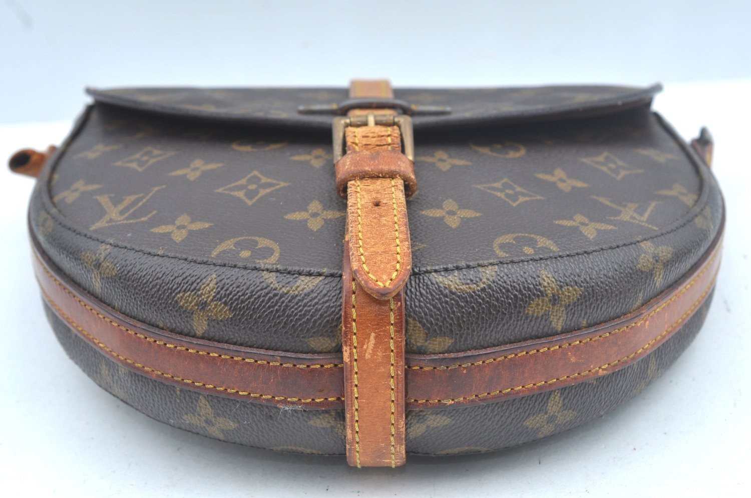 Auth Louis Vuitton Monogram Chantilly MM Shoulder Cross Bag M51233 LV Junk L0150