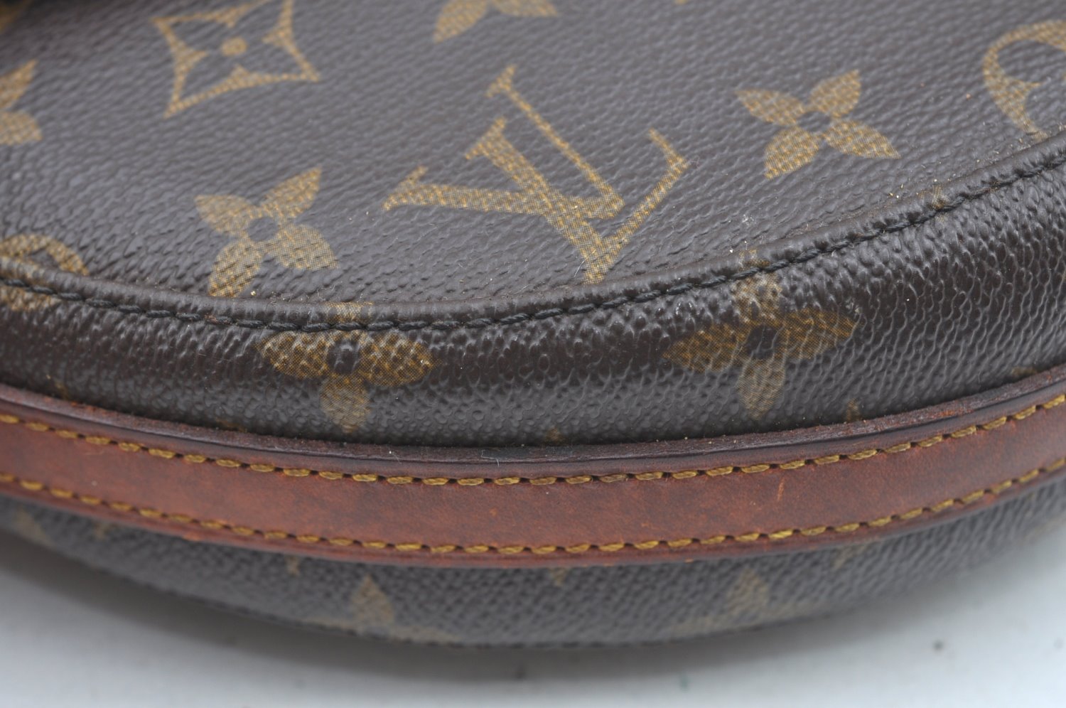 Auth Louis Vuitton Monogram Chantilly MM Shoulder Cross Bag M51233 LV Junk L0150