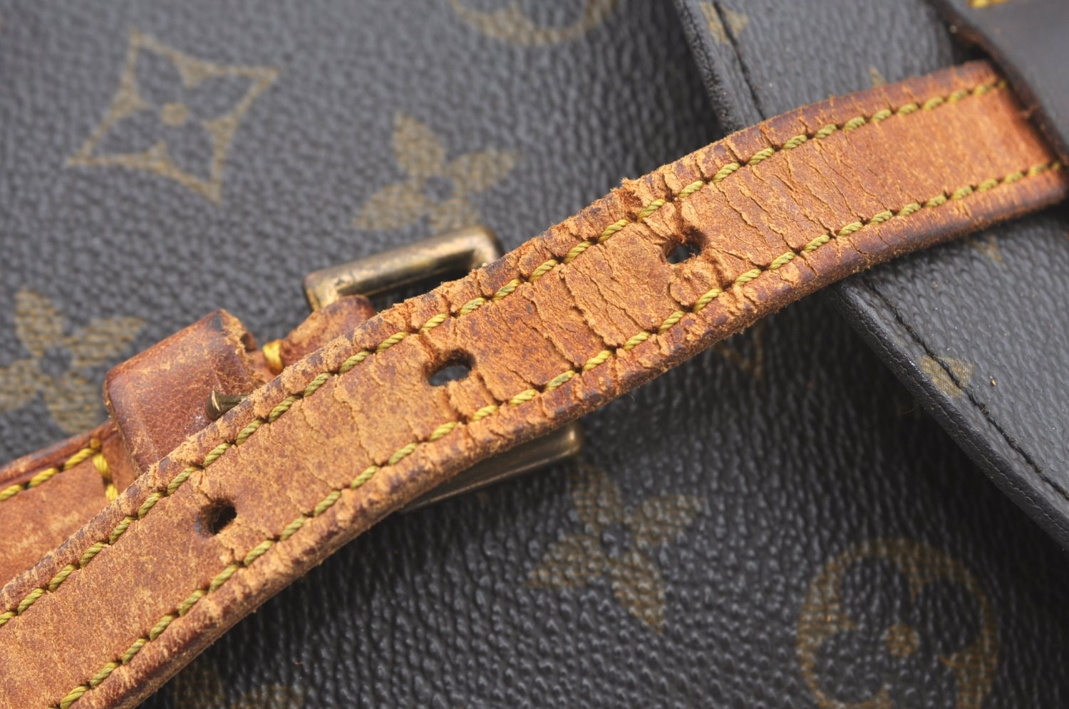 Auth Louis Vuitton Monogram Chantilly MM Shoulder Cross Bag M51233 LV Junk L0150