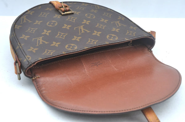 Auth Louis Vuitton Monogram Chantilly MM Shoulder Cross Bag M51233 LV Junk L0150