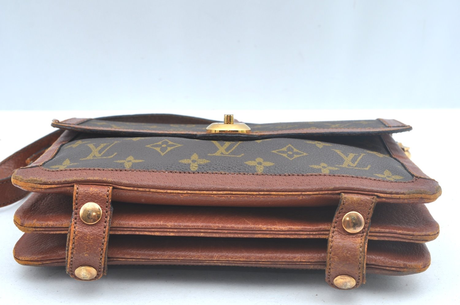 Authentic Louis Vuitton Monogram Sac Vavolet Hand Bag Old Model LV Junk L0153