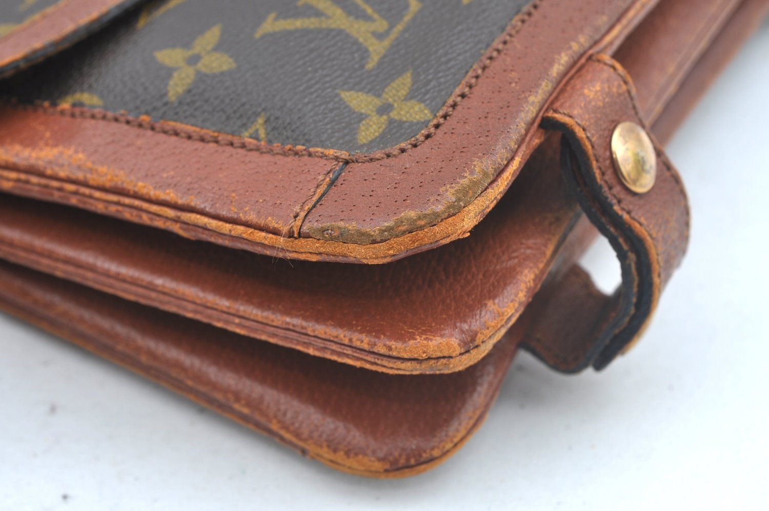 Authentic Louis Vuitton Monogram Sac Vavolet Hand Bag Old Model LV Junk L0153