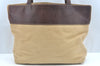 Authentic CHANEL Canvas Pool Shoulder Bag Black CC L0155