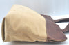 Authentic CHANEL Canvas Pool Shoulder Bag Black CC L0155