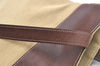 Authentic CHANEL Canvas Pool Shoulder Bag Black CC L0155