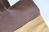 Authentic CHANEL Canvas Pool Shoulder Bag Black CC L0155