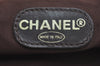 Authentic CHANEL Canvas Pool Shoulder Bag Black CC L0155
