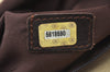Authentic CHANEL Canvas Pool Shoulder Bag Black CC L0155