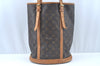 Authentic Louis Vuitton Monogram Bucket GM Shoulder Tote Bag M42236 LV Junk L0156