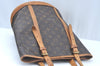Authentic Louis Vuitton Monogram Bucket GM Shoulder Tote Bag M42236 LV Junk L0156