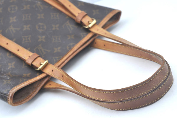 Authentic Louis Vuitton Monogram Bucket GM Shoulder Tote Bag M42236 LV Junk L0156