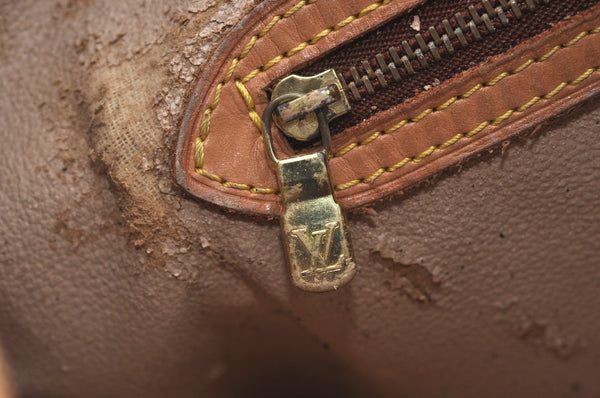 Authentic Louis Vuitton Monogram Bucket GM Shoulder Tote Bag M42236 LV Junk L0156