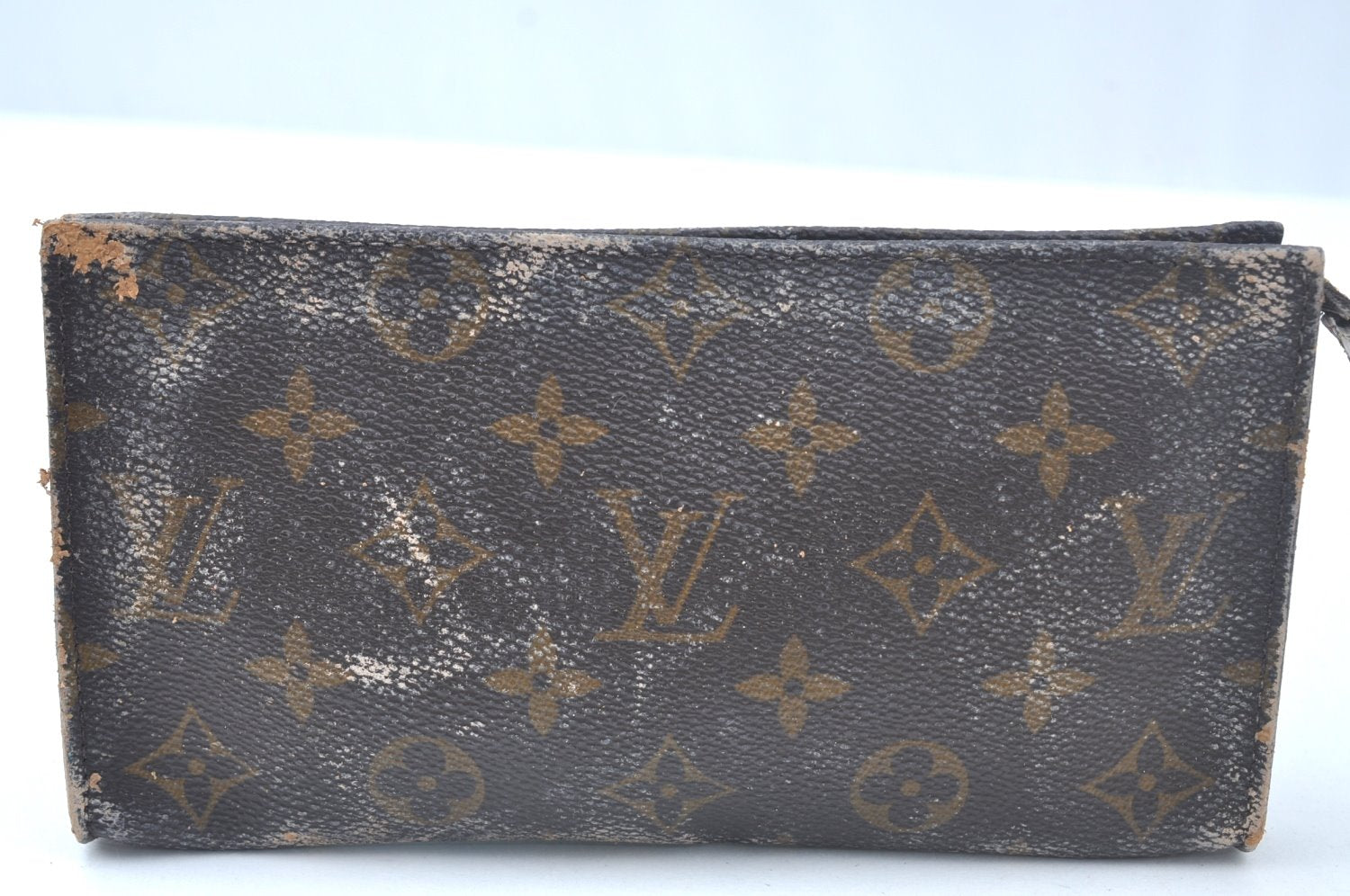 Authentic Louis Vuitton Monogram Bucket GM Shoulder Tote Bag M42236 LV Junk L0156