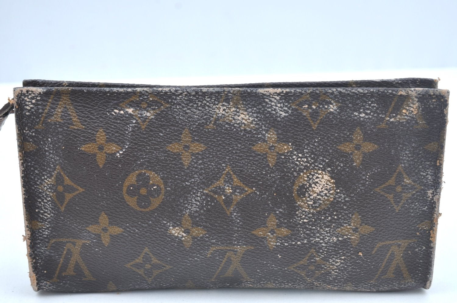 Authentic Louis Vuitton Monogram Bucket GM Shoulder Tote Bag M42236 LV Junk L0156