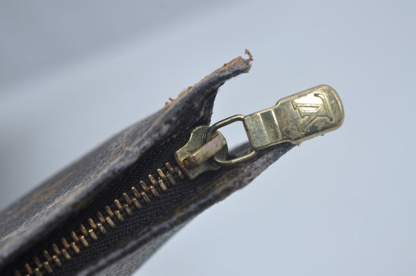 Authentic Louis Vuitton Monogram Bucket GM Shoulder Tote Bag M42236 LV Junk L0156