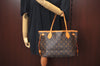 Authentic Louis Vuitton Monogram Neverfull PM Shoulder Tote Bag M40155 LV L0158