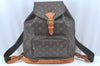 Authentic Louis Vuitton Monogram Montsouris GM Backpack M51135 LV L0159