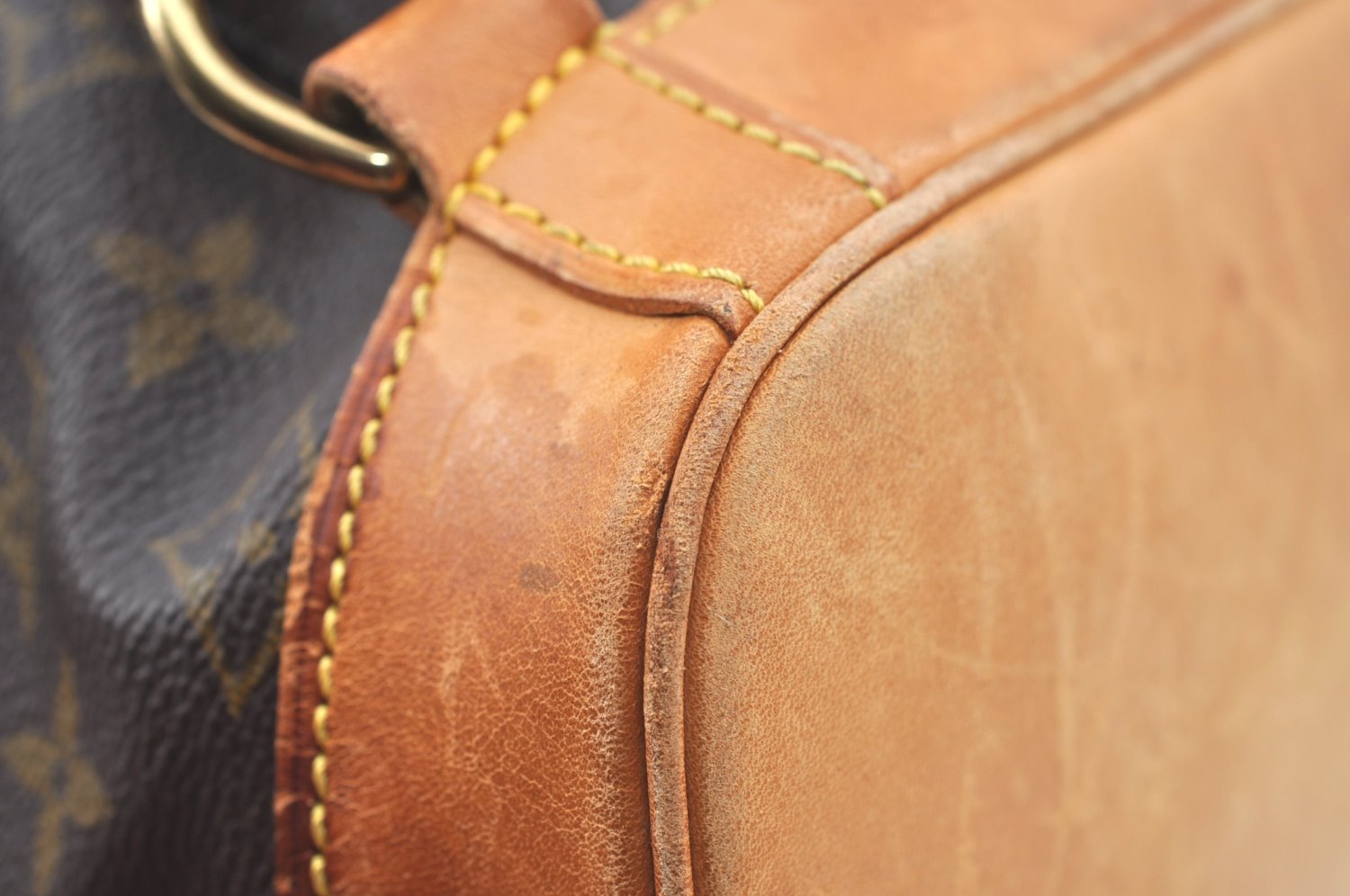 Authentic Louis Vuitton Monogram Montsouris GM Backpack M51135 LV L0159