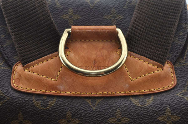 Authentic Louis Vuitton Monogram Montsouris GM Backpack M51135 LV L0159